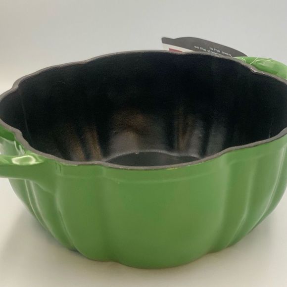 2QT Dutch Oven Green Pumpkin Smith & Cast Iron - Picture 6 of 8